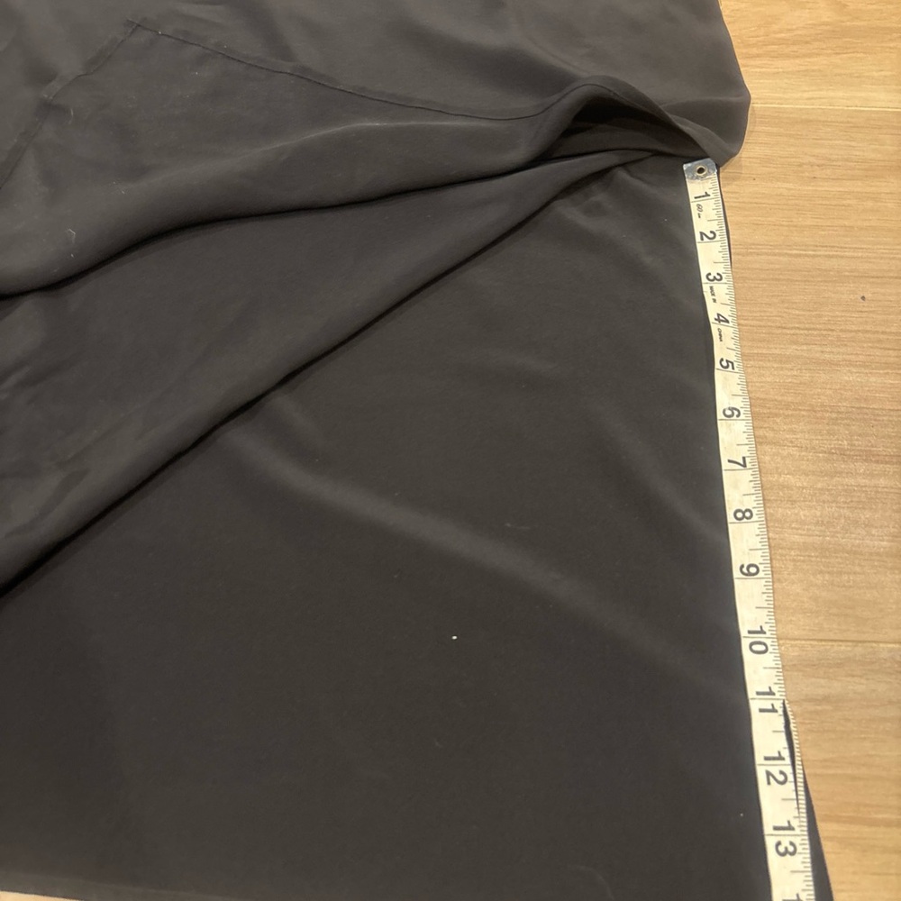 Diane von Furstenberg Vintage Y2K Minimalist Maxi Dress Silk Black Womens 1X - Picture 9 of 9